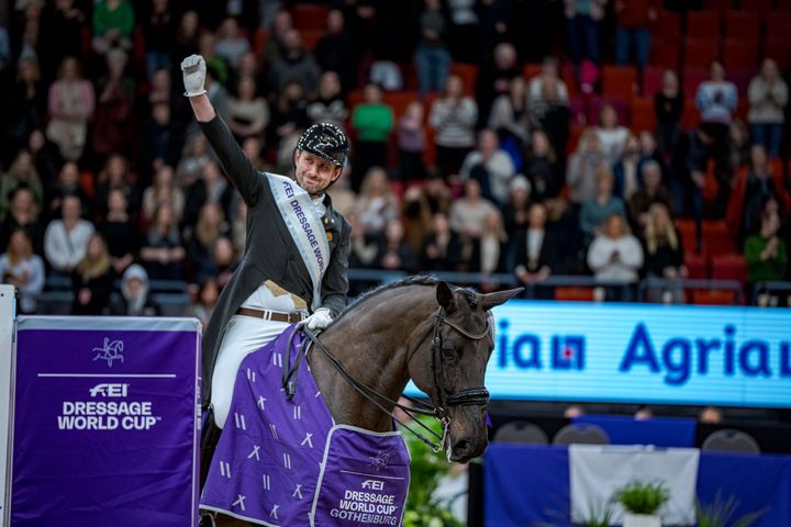 Domien Michels - winner of FEI World Cup Dressage presented by Agria