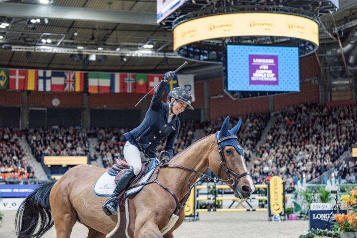 Oda Charlotte Lyngvaer och Carabella vd Neyen Z i Longines FEI World Cup 2025