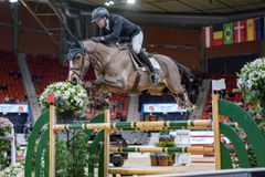 Thomas Ryan och Jezebeau var bästa svensk i torsdagens internationella hoppklass i Göteborg