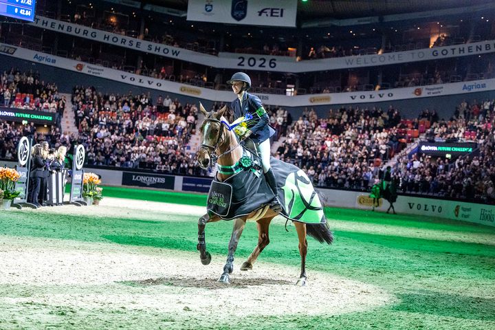 2026 års totalvinnare i Lövsta Future Challenge U25 - Filippa Enmark. Foto: Roland Thunholm