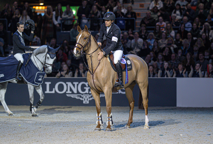 Henrik von Eckermann och King Edward i Scandinavium 2024.