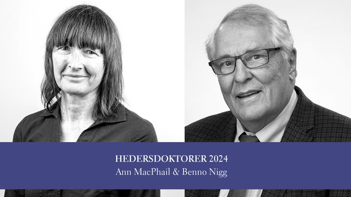 Professorerna Ann MacPhail och Benno Nigg är utsedda till GIH:s hedersdoktorer 2024