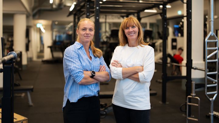 Bild på professor Elin Ekblom Bak och generalsekreterare Janna Hellerup.