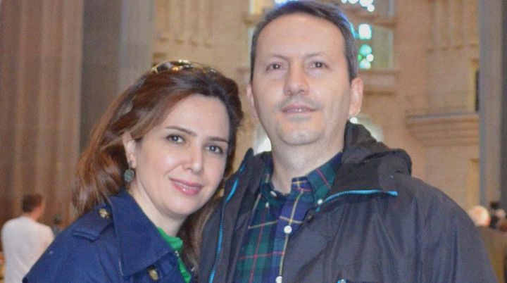 Ahmadreza Djalali tillsammans med sin fru Vida Mehrannia år 2016. Foto: Privat