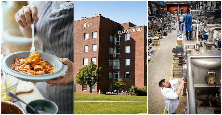 Mat med alternativa proteiner, Kemicentum i Lund och innifrån Biotech Heights