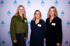 Marie Sandin VD Tetra Pak Sverige, Karin Henri Country Director TENT Sweden, Anna Stålnacke Verksamhetschef Tetra Pak Lund