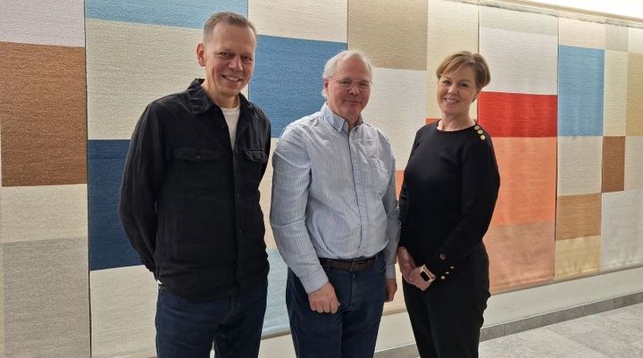 Ola Hjert, Thomas Aronsson och Therese Theander.