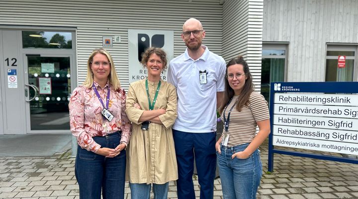 Kristina Julin Nyquist, Karin Kamp, Sebastian Eriksson och Anna Montén.