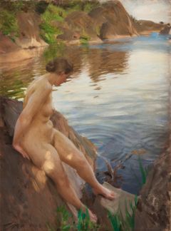 Anders Zorn, "Från Sandhamn", 1906.