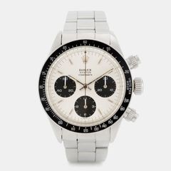 Rolex, Cosmograph, Daytona, kronograf, referens 6263, från ca 1972. Såld på Bukowskis liveauktion Important Timepieces till ett slutpris på 750 000 SEK.