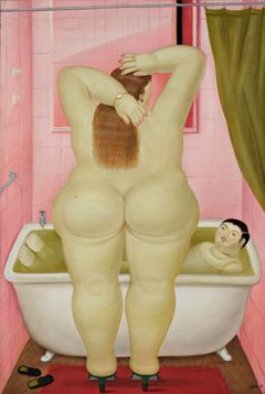 "El cuarto de baño", Botero