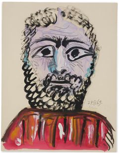 "Buste d'homme", Pablo Picasso