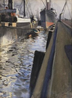 "I Hamburgs hamn", Anders Zorn