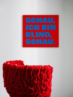 Rémy Zaugg, "SCHAU, ICH BIN BLIND, SCHAU"
