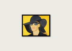 "Study for Black Hat 11" av Alex Katz.