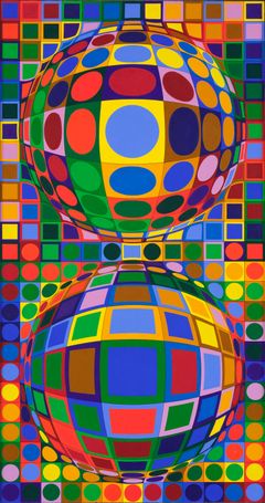 Victor Vasarely, "OL-MA"