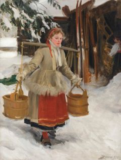 Anders Zorn, "Hämta vatten"