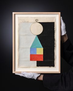 Hilma af Klint, "Ser III No. 5”, klubbas på Bukowskis liveauktion Modern Art & Design 19 november.