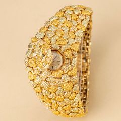 Omega, "Gilbert Albert", "Tri-colour", "Linen Dial", ca 1966. Utropspris: 80 000–100 000 SEK