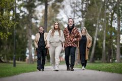Från vänster: Christian André, Lovisa Lönnqvist, Hieronymus Rony Lutz och Therese Bengtsson.