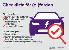 Elbilar måste också förberedas för vintern. Grafik: Clarios