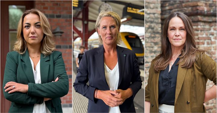 Fr. v; Aida Karimli, Cecilia Andersson & AnnaSara Perslow