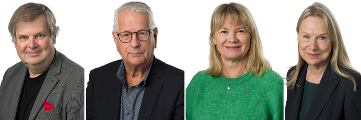 Fr. v: Johan Fält, Per-Olof Blomqvist, Katarina Lundin, Karin Veres