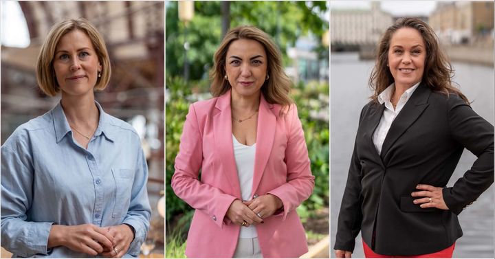 Fr. v; Emmyly Bönfors, Aida Karimli, AnnaSara Perslow