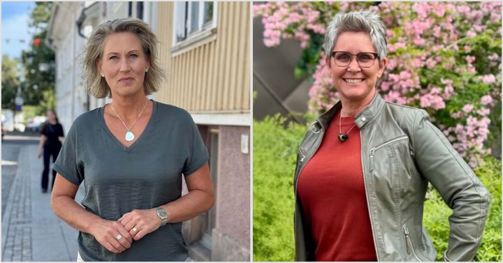 Fr. v; Cecilia Andersson och Karola Svensson