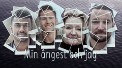 Loui Sand, Viktor Frisk, Marianne Mörck och Linus Thörnblad medverkar i Min ångest och jag. Premiär den 15:e november. Foto: Magnus Egler.