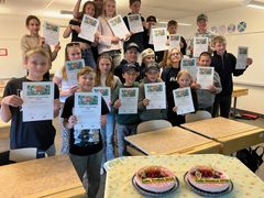 Årskurs 5A på Furutorpskolan i Vinslöv, Hässleholms kommun tilldelas priset Årets Skaffare 2025.