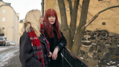 Frida och Tilda Boisen i UR:s programserie Allt om döden.