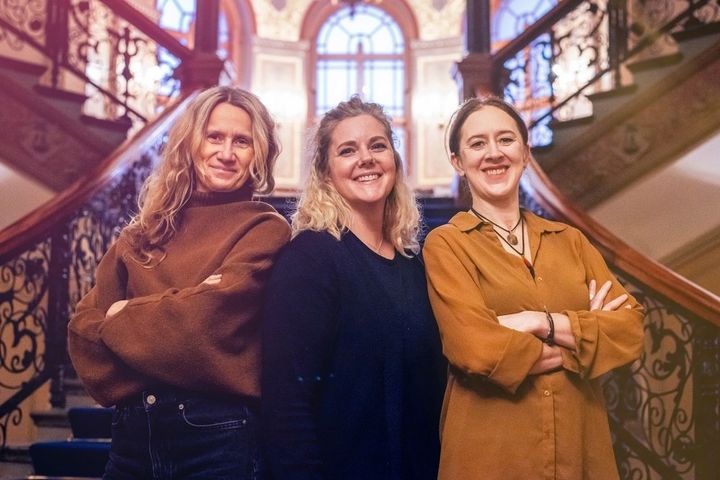 Katarina L Gidlund, Sara Nyhlén och Helena Svartling. Foto: Lia Jacobi.