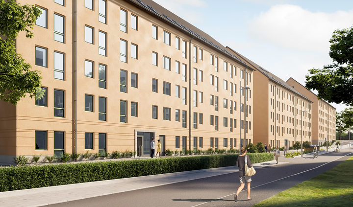 Illustration av det nya området.