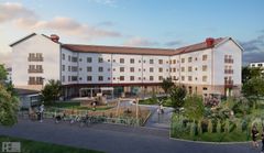 Rackarberget, ett klassiskt och populärt studentområde, får nu ett välkommet tillskott av ytterligare 72 studentbostäder i och med Spexaren. Huset blir fyra våningar högt med en förskola i bottenplan med fyra avdelningar.