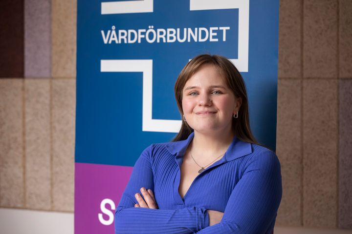 Marlene Juhl, ordförande i Vårdförbundet student