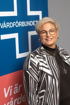 Sineva Ribeiro, ordförande Vårdförbundet.