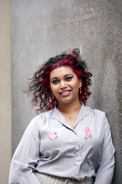 Esha Hoque, ordförande Vårdförbundet Student, utan logotype