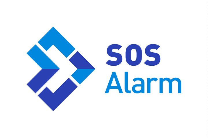 SOS Alarms logotyp.