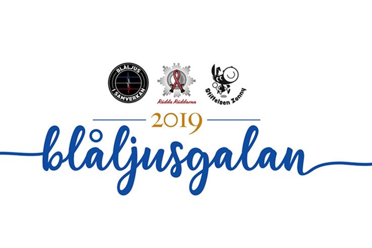 Logotyp för Blåljusgalan 2019.