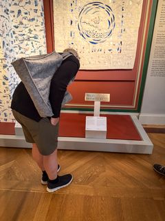Miljödepartementskylten placerad i Nationalmuseums utställning Tidslinjen 3 juni 2026