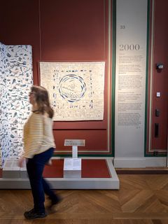 Miljödepartementskylten placerad i Nationalmuseums utställning Tidslinjen 3 juni 2026