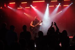 P.G Bruh, vinnare av Musikschlaget 2023, på scen i riksfinalen.