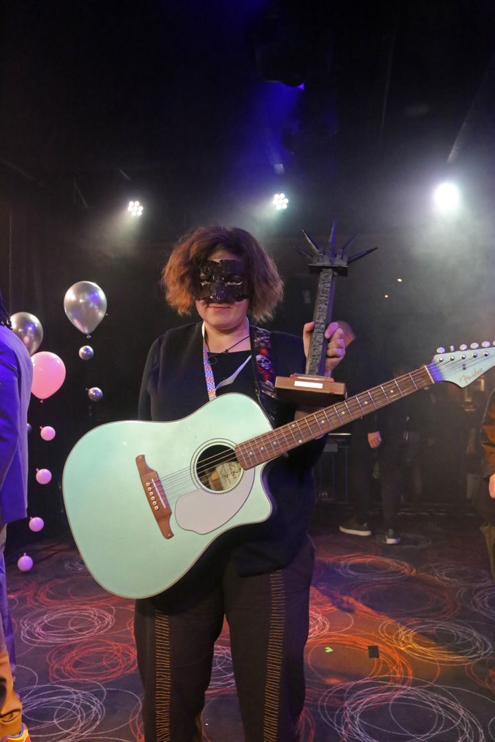 Musikschlagets riksfinal 2025. Vinnare Changeling från Falun med låten "Read Your Mind". Foto: Ulrika Vedholm