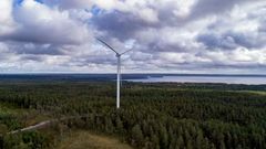Ytterbyggs vindkraftverk i Slottsbol. Fotograf Janne Rickard