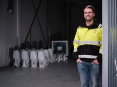 Projektör, konstruktion John Thelin