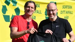 Krister Svensson, generalsekreterare på Lidingöloppet, och Mårten Widlund, vd på PreZero
