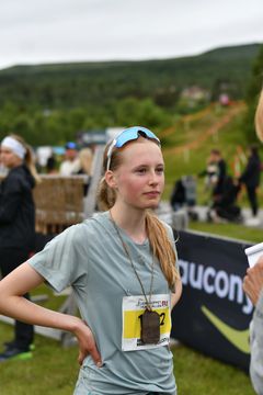 Alma Myhr vinnare 10 km. Foto: Lidingöloppet