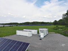 Energilager i HSB Solpark i Strängnäs