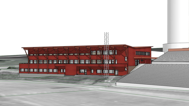 Event - och prestationscenter som ska byggas på Nationalarenan i Östersund